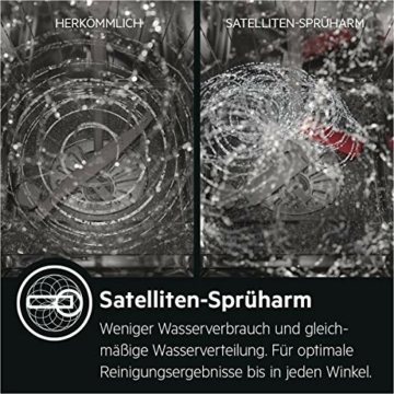 AEG FUS6491AZM Unterbau-Geschirrspüler / Serie 6000 mit SatelliteClean / 60cm / AirDry - ideale Trocknungsergebnisse / C / energiesparend / MaxiFlex Besteckschublade / Display / Startzeitvorwahl - 5