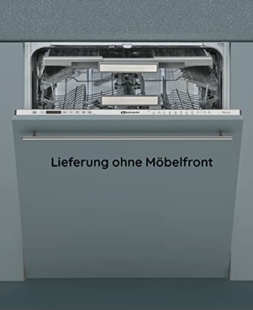 Bauknecht BCIO 3T341 PLET Vollintegrierbarer Geschirrspüler 60 cm /Edelstahl/14 Maßgedecke/10 Standardprogramme und 1 Sensorprogramm/PowerClean/ActiveDry/Besteckschublade/Vollwasserschutz - 2