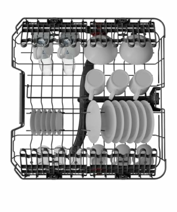 Bauknecht BCIO 3T341 PLET Vollintegrierbarer Geschirrspüler 60 cm /Edelstahl/14 Maßgedecke/10 Standardprogramme und 1 Sensorprogramm/PowerClean/ActiveDry/Besteckschublade/Vollwasserschutz - 14