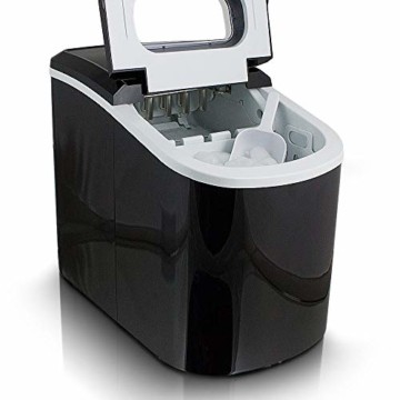 Eiswürfelmaschine in Schwarz