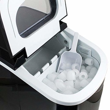 Eiswürfelmaschine in Schwarz