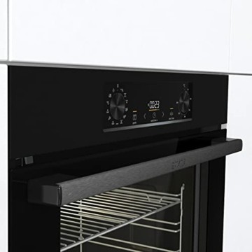 Gorenje BPS 6737 E02B Einbau-Backofen, 77 Liter, Pyrolyse, Heißluft, ExtraSteam, Gentle Close & Open, AirFry, PerfectGrill, PizzaMode 300°C, ChildLock, schwarz - 4