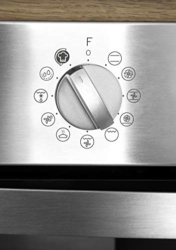 Privileg PBWR6 OH5F IN Einbau-Backofen / A / 71 L / Hydrolyse-Reinigungsfunktion / Multifunktions-Umluftbackofen mit 7 Funktionen / Edelstahl / Turn&Go / Click&Clean - 8
