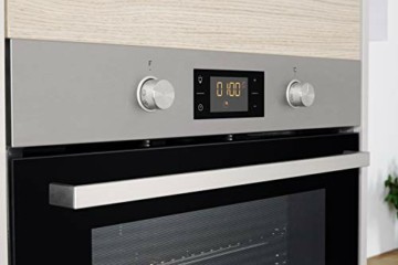 Privileg PBWR6 OH5V2 IN Einbau-Backofen /A+/71 L/Hydrolyse-Reinigungsfunktion/Backauszug mit 2 Ebenen/Multifunktions-Umluftbackofen mit 7 Funktionen /Edelstahl/Turn&Go/Click&Clean,Schwarz,Edelstahl - 6