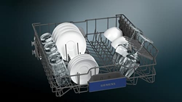 Siemens SN43ES14VE, iQ300 Smarter Geschirrspüler, Unterbau-Spülmaschine mit Besteckschublade, 60 cm, automatische Türöffnung dank autoOpen dry, besonders leise mit iQdrive-Motor, aquaStop, Edelstahl - 6
